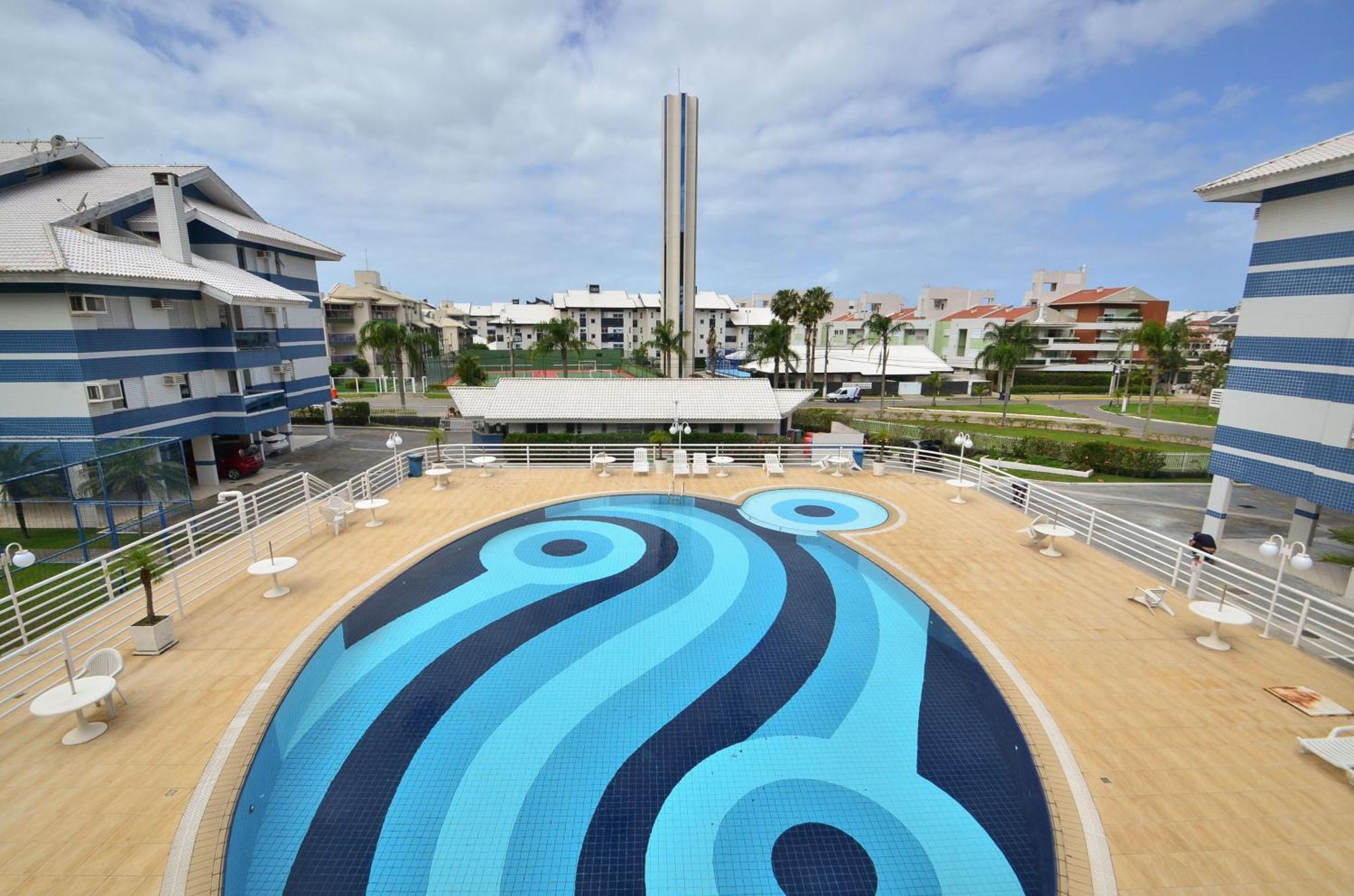 Agua Azul, condominio com otima infraestrutura a uma quadra da Praia Brava N396 Florianopolis Exterior foto